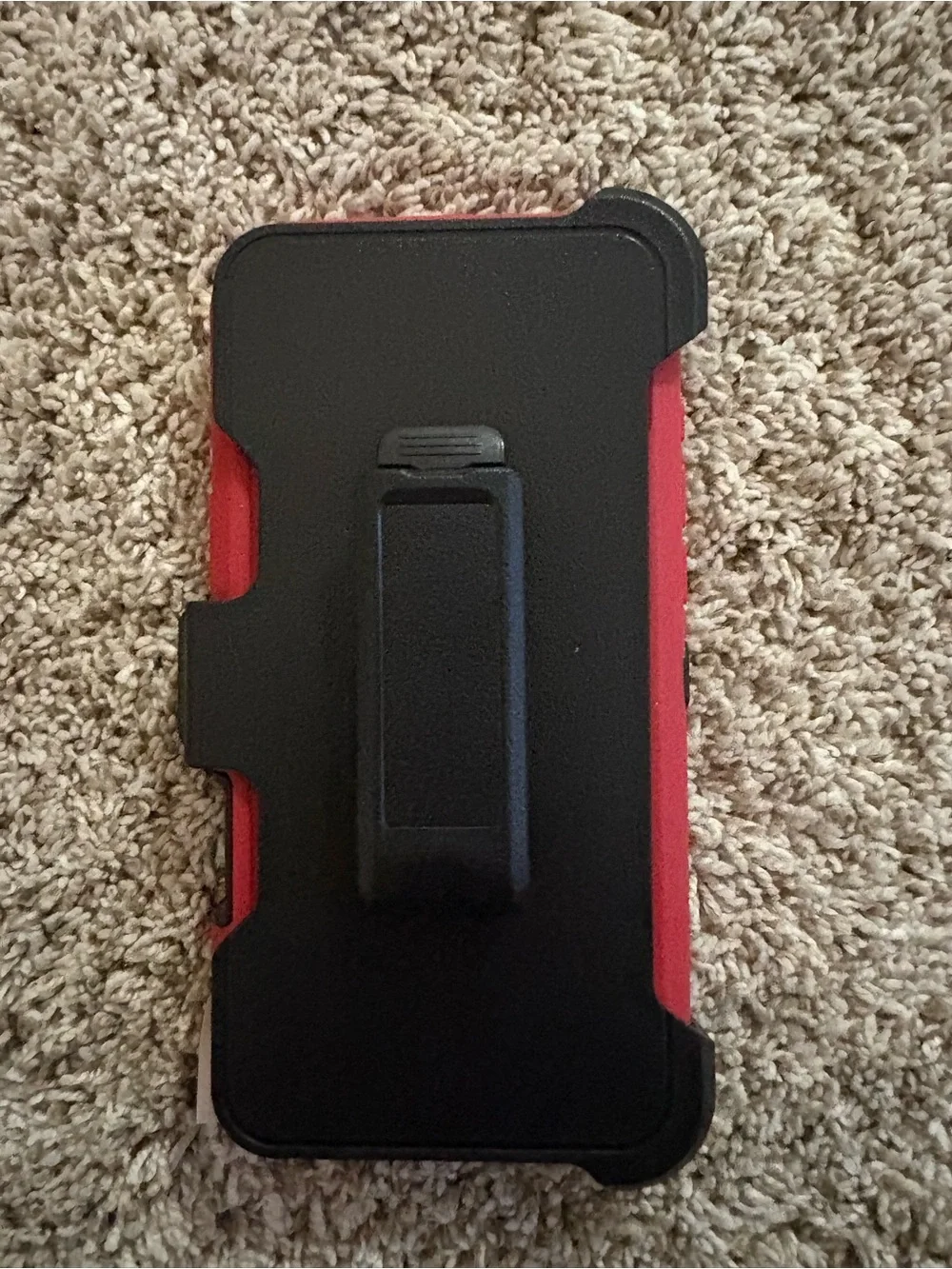 Red iPhone 17 Pro Max Protective Case with Card Holder